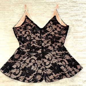 Spaghetti strap lace top